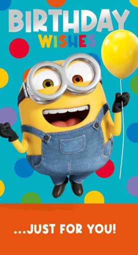 Picture of MINIONS BIRTHDAY WISHES CARD